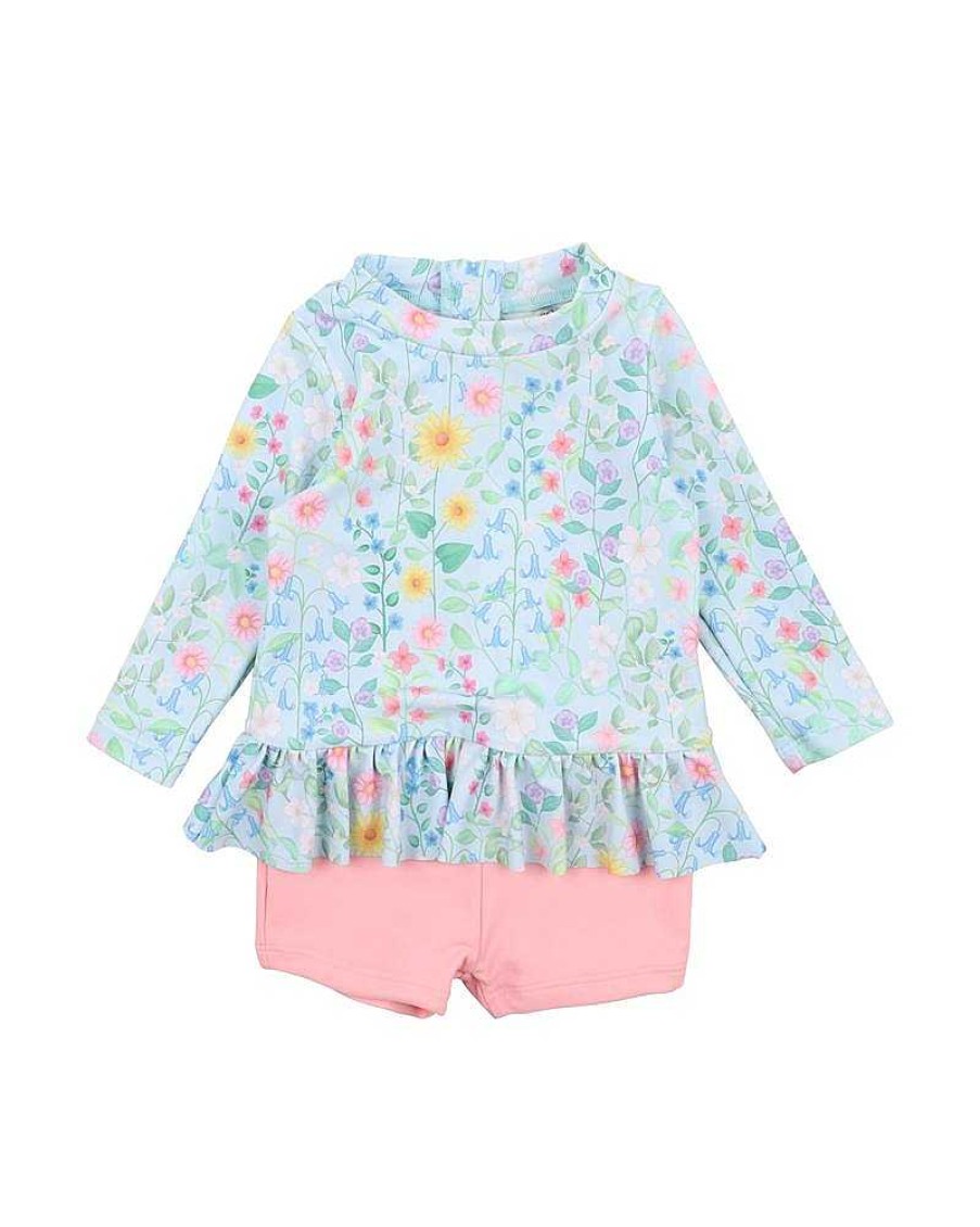 MINIHAHA Kelsey Ls Rash Top Sunsuit