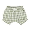 FOX & FINCH Green Gingham Shorts