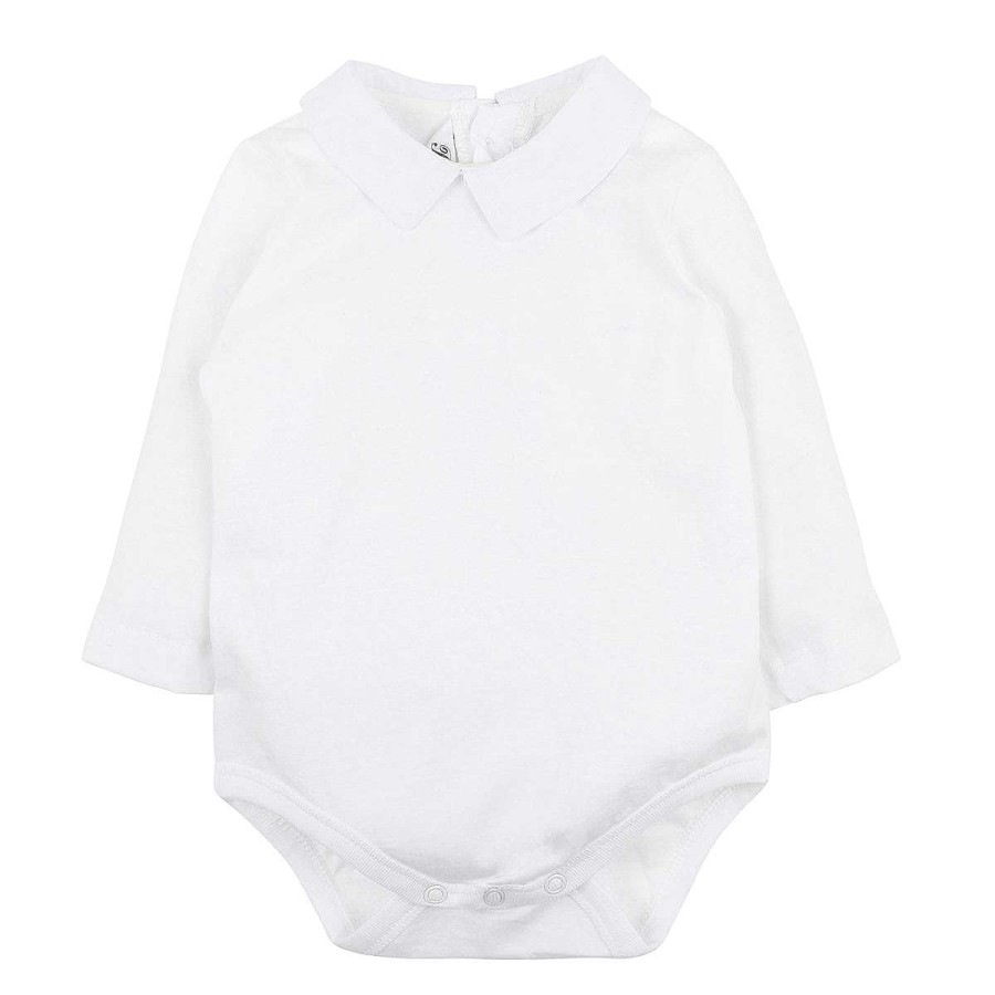 BÉBÉ Boys Collared Bodysuit