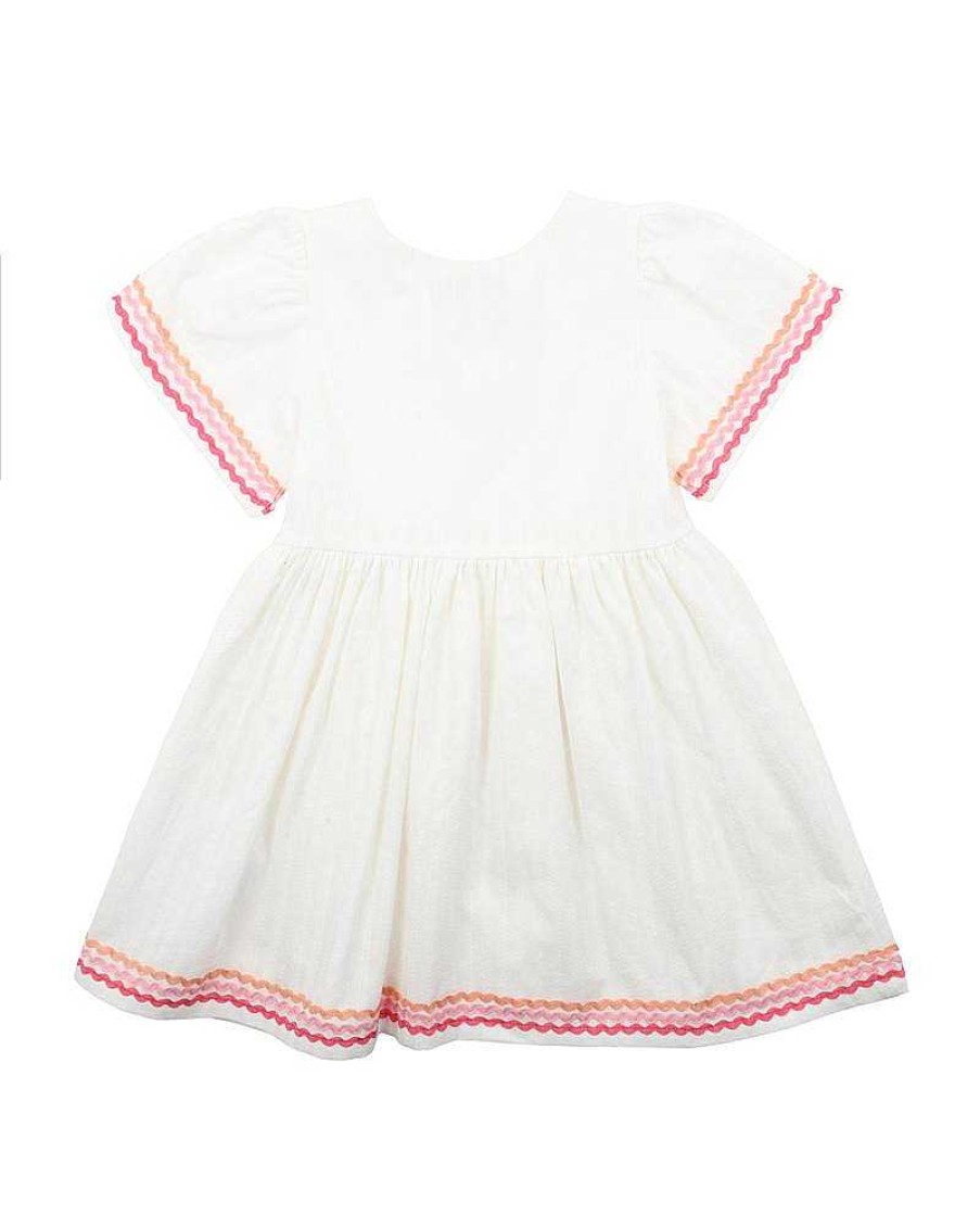 FOX & FINCH Retro Ric Rac Dress 3-7Yrs