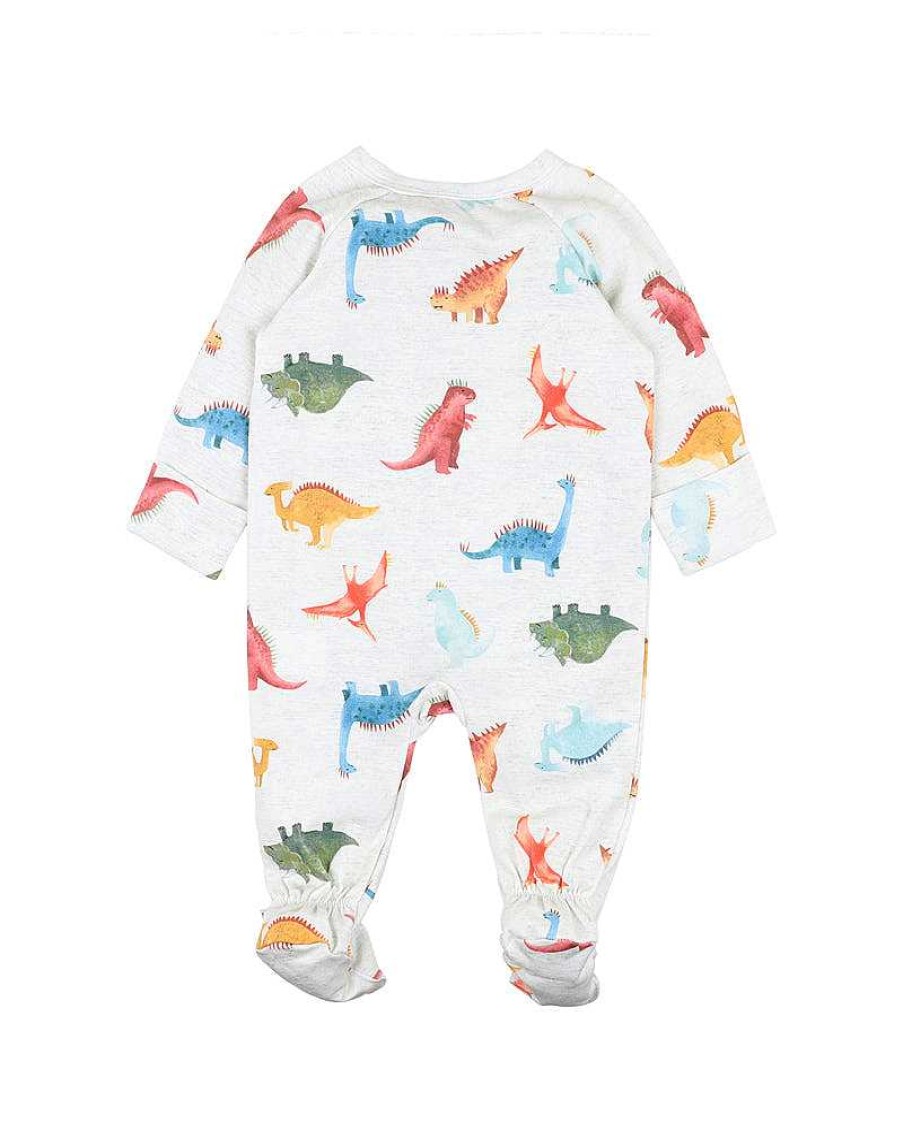 FOX & FINCH T-Rex Zip Onesie