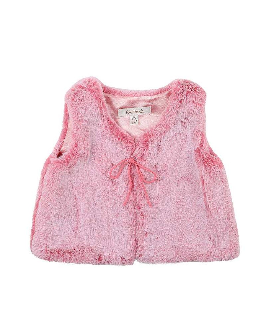 BEBE Lucie Faux Fur Vest