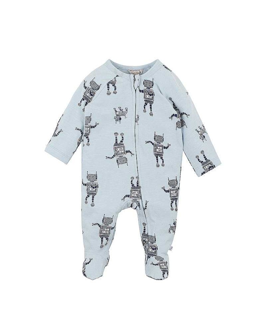 FOX & FINCH Roboto Zip Onesie