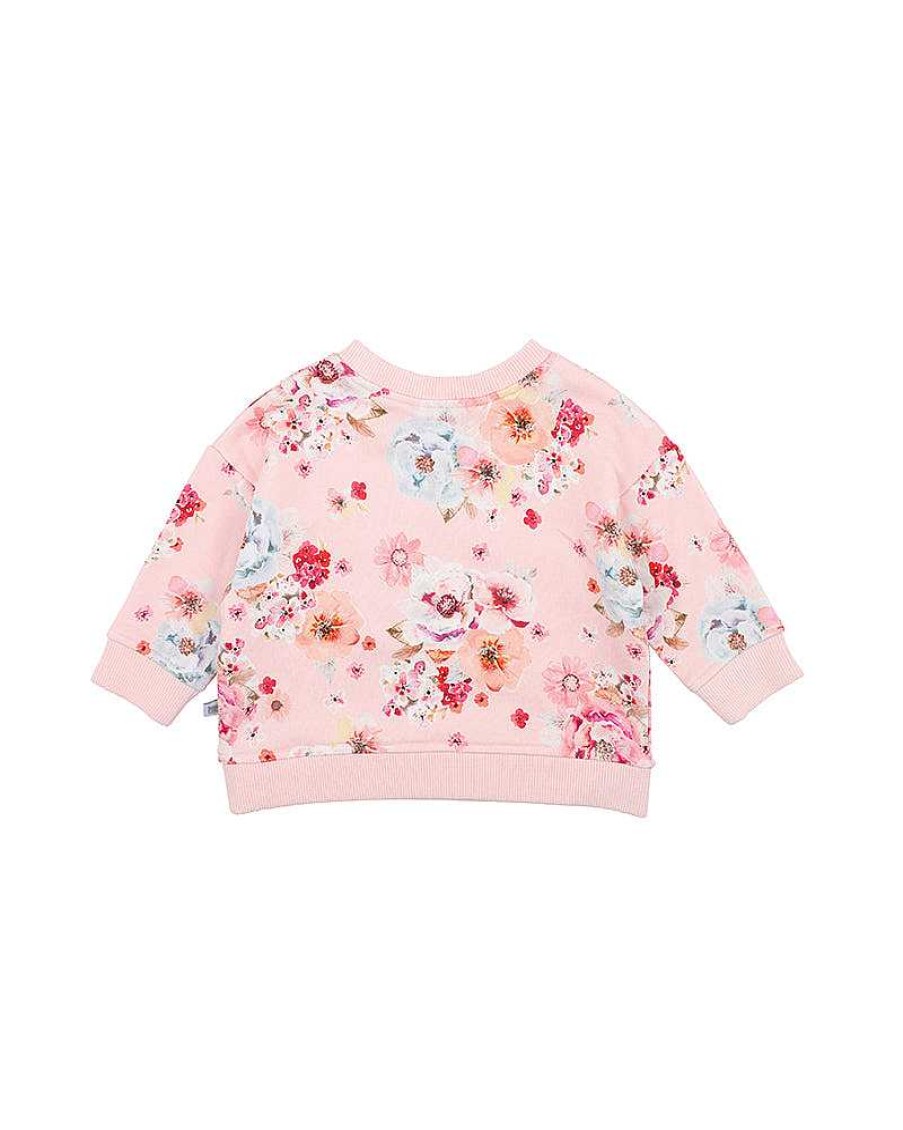 FOX & FINCH Pink Bloom Sweatshirt