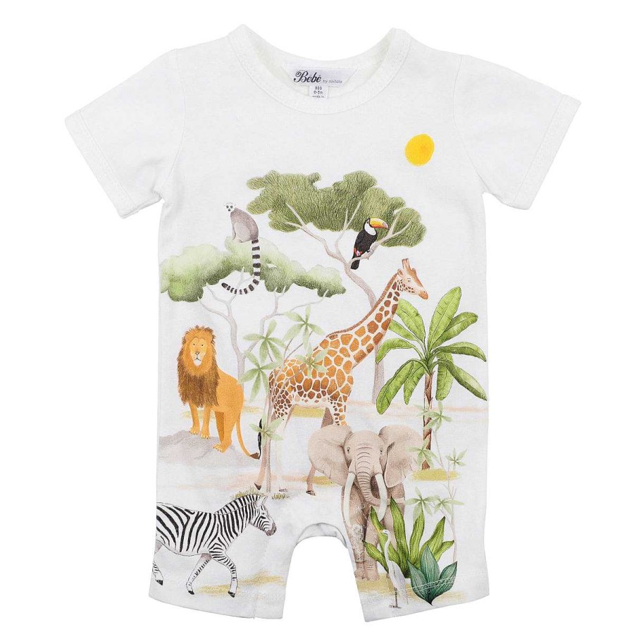 BÉBÉ Lucas Safari Ss Romper