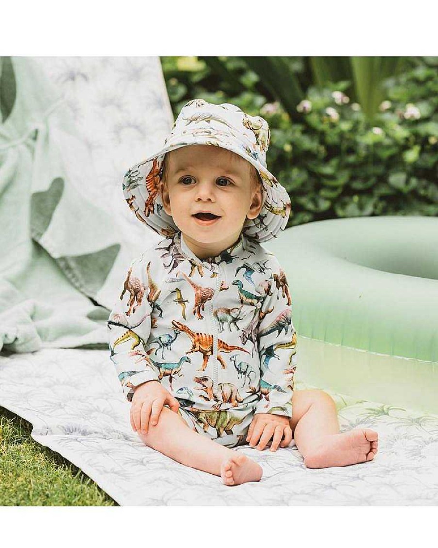 MINIHAHA Rex Print Ls Sunsuit