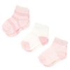 MINIHAHA 3 Pk Socks - Pink Multi