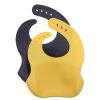 MINIHAHA ACCESSORIES Giraffe Print 2 Pack Silicone Bibs