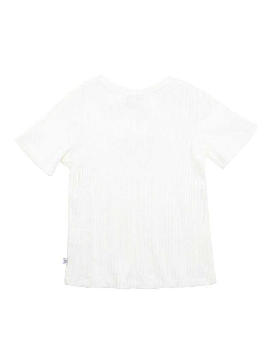 FOX & FINCH Rib Butterfly Tee 3-7Yrs