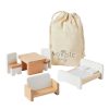 PILBEAN LIVING Wooden Doll House Furniture