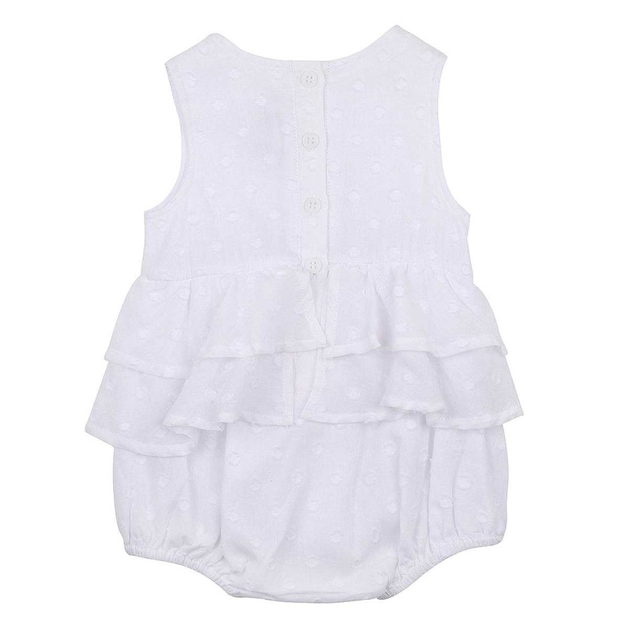 FOX & FINCH Sunrise Frill Dobby Bodysuit