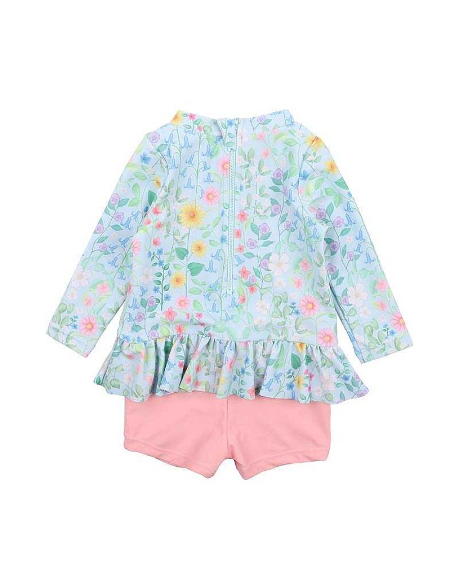 MINIHAHA Kelsey Ls Rash Top Sunsuit