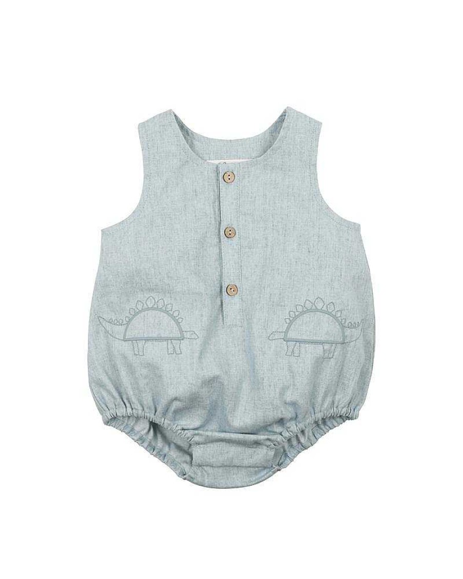 BEBE Kai Appliqued Dino Bodysuit