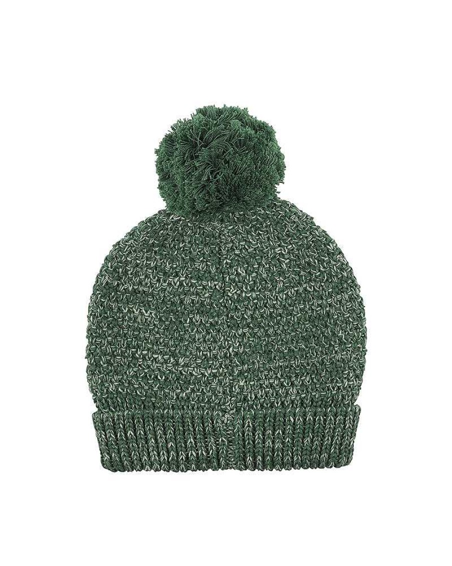 BEBE Green Cable Beanie