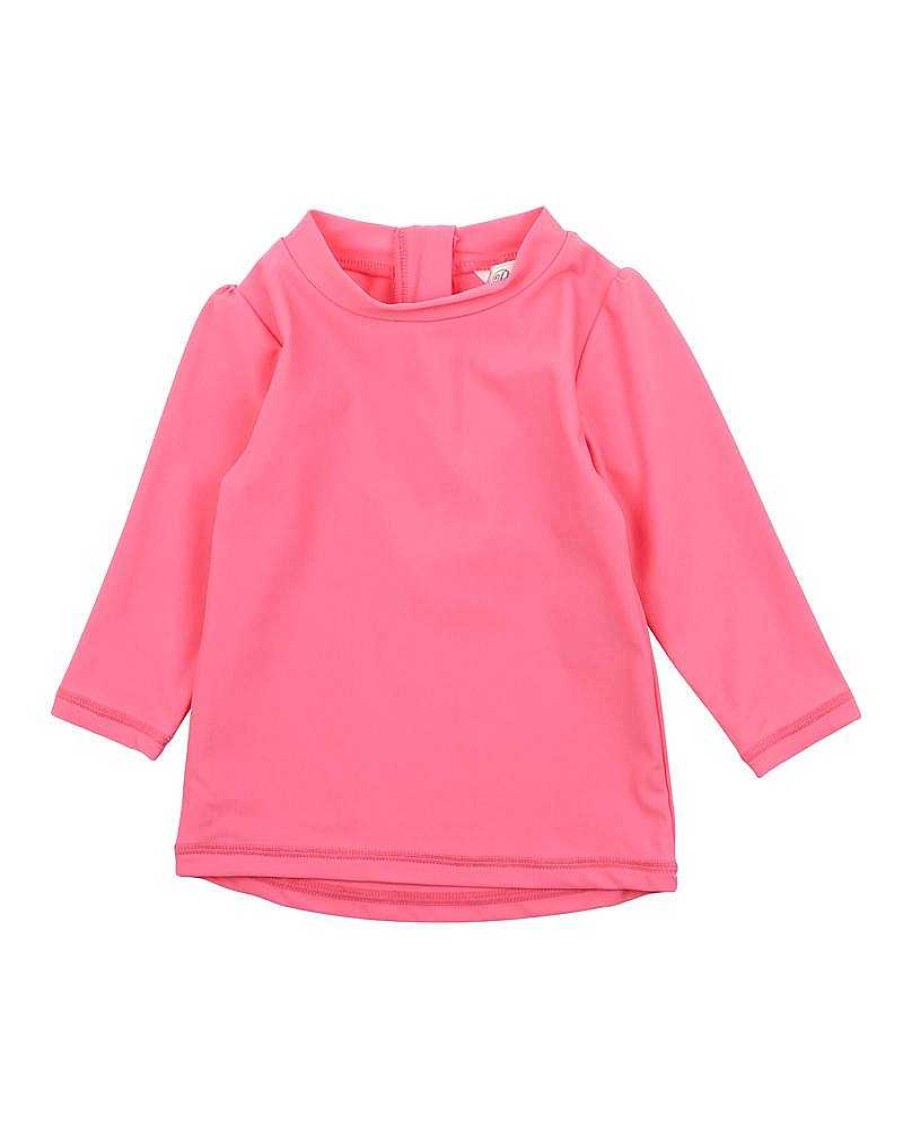 MINIHAHA Fuchsia Ls Swim Top