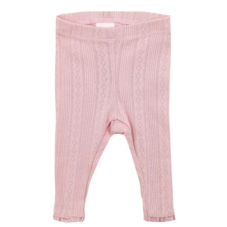 WHITE LABEL Dusky Pink Pointelle Legging