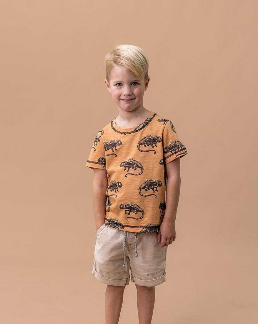 FOX & FINCH Chameleon Print Tee 3-7Yrs