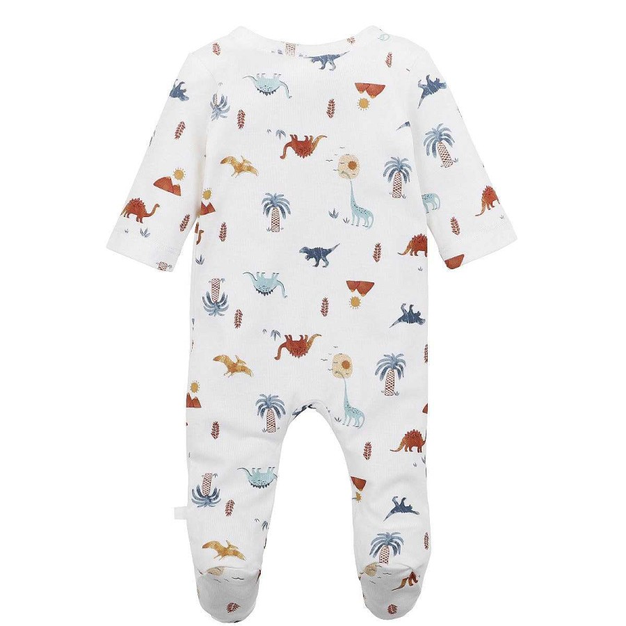 WHITE LABEL Dino Organic Ls Romper