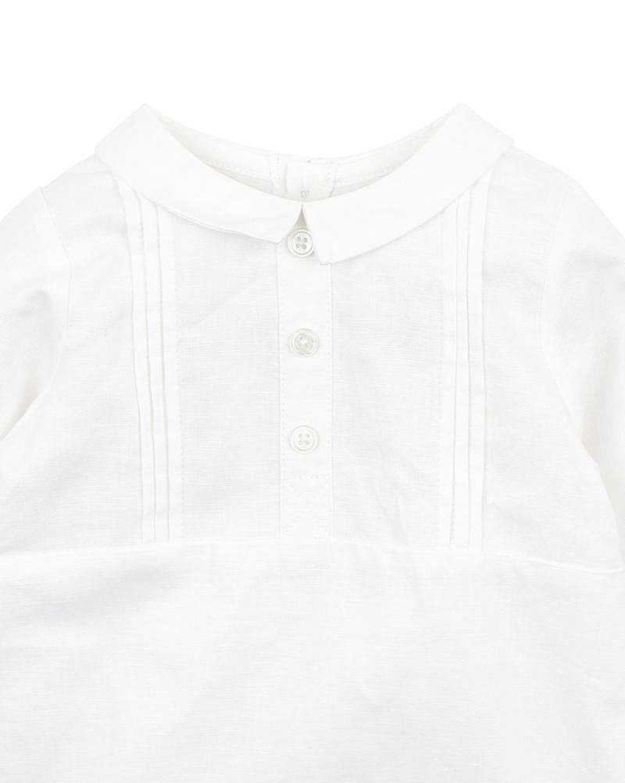 BEBE Liam Linen Blend Romper