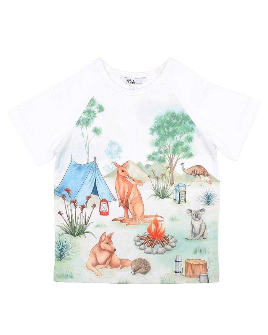 Minihaha Atticus Outback Camp Tee 3-5Yrs