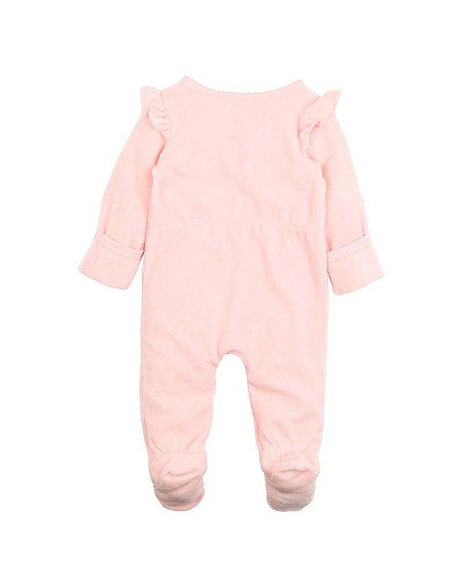 BEBE Ciara Ls Velour Onesie