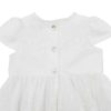 BÉBÉ Open Back Christening Dress With Bloomer