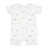 WHITE LABEL Safari Organic Short Sleeve Romper