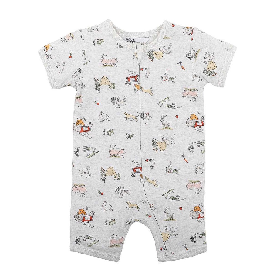 BÉBÉ Jack Ss Zip Romper