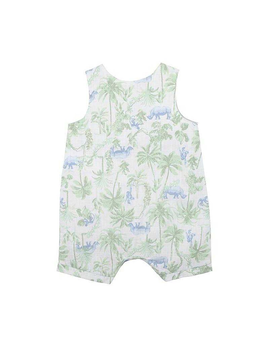 FOX & FINCH Savanna Print Romper