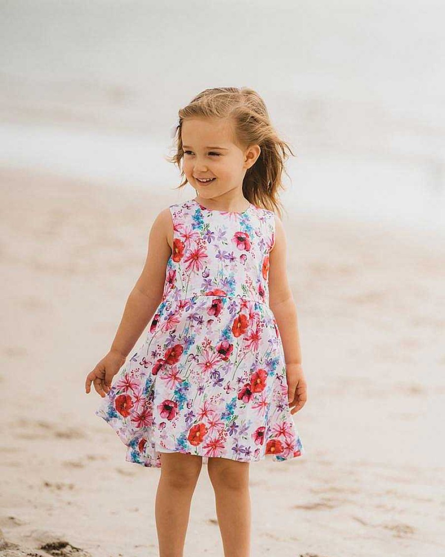 BEBE Sadie Print Dress 3-7Yrs