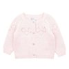 BEBE Ciara Needle Out Knitted Cardigan