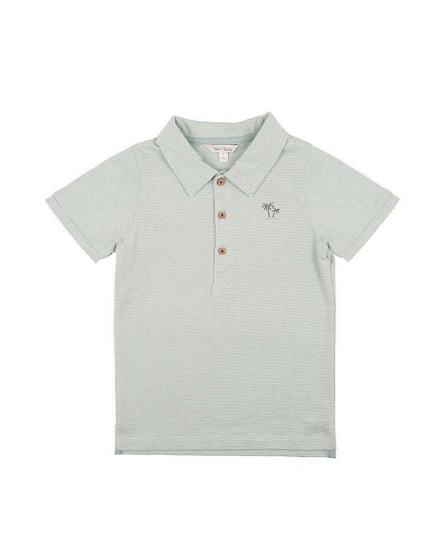 FOX & FINCH Savanna Palm Polo Tee 3-7Yrs