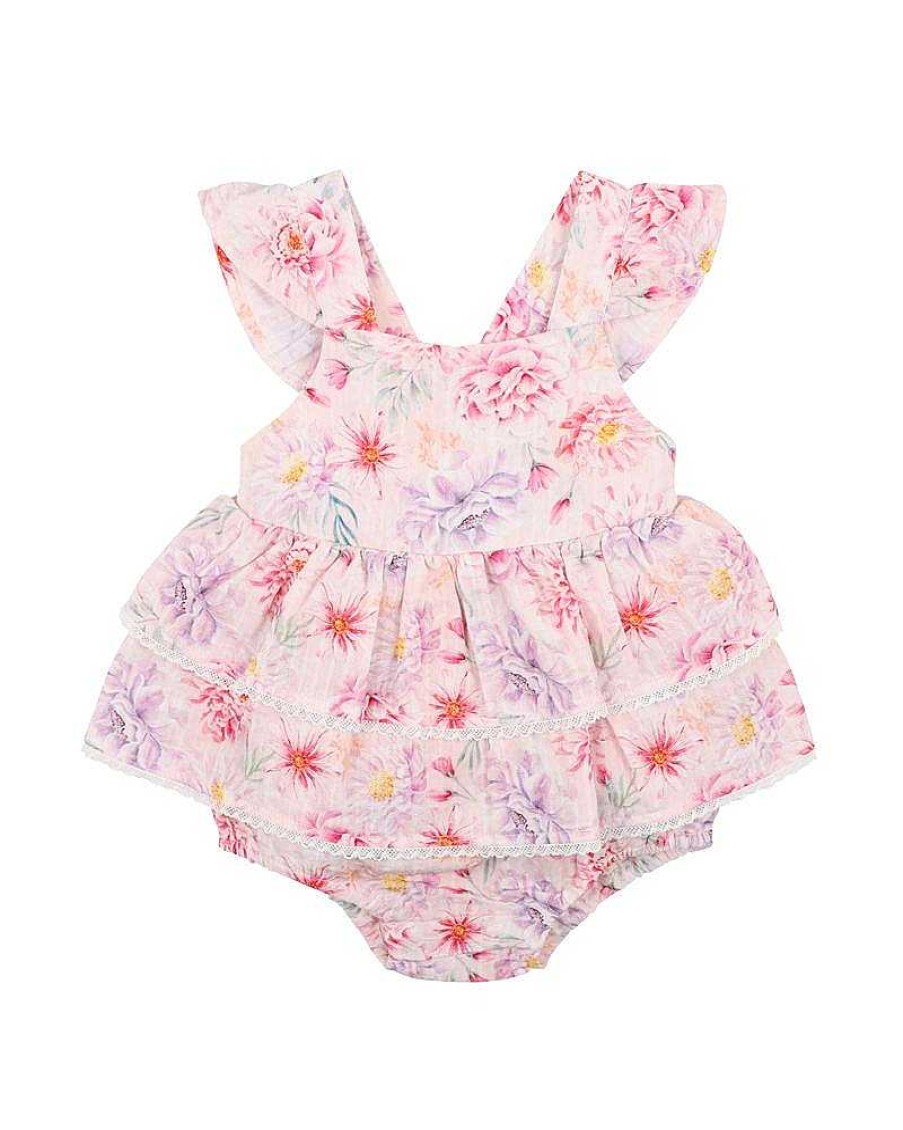 BEBE Indi Frill Tiered Bodysuit