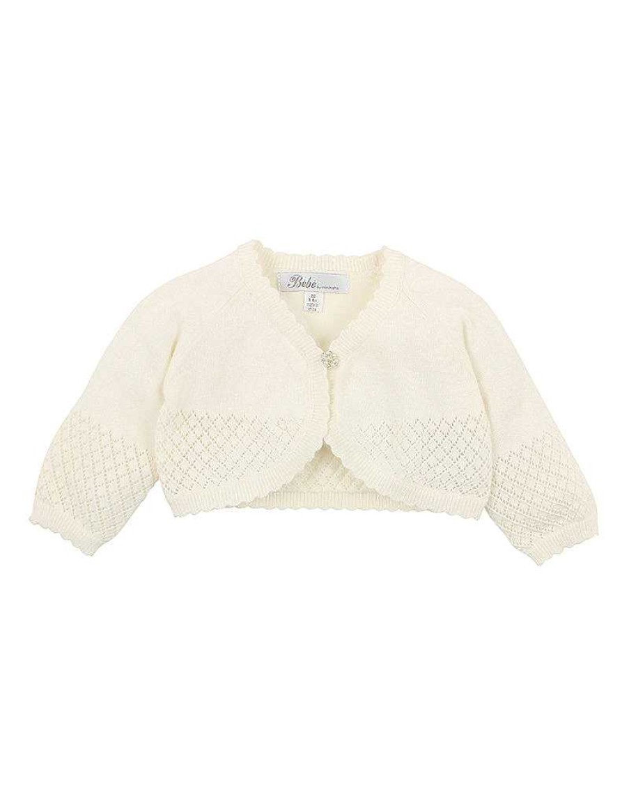 BEBE Pointelle Cardigan 3-7Yrs