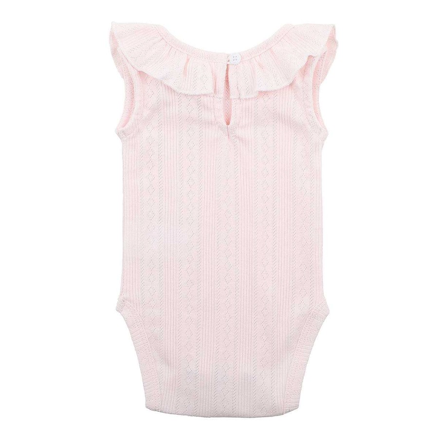 WHITE LABEL Pink Sleeveless Bodysuit