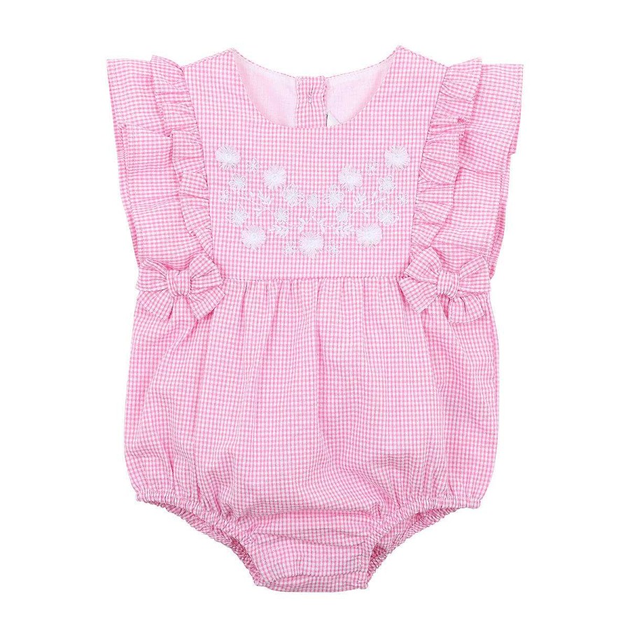 BÉBÉ Annie Gingham Bodysuit