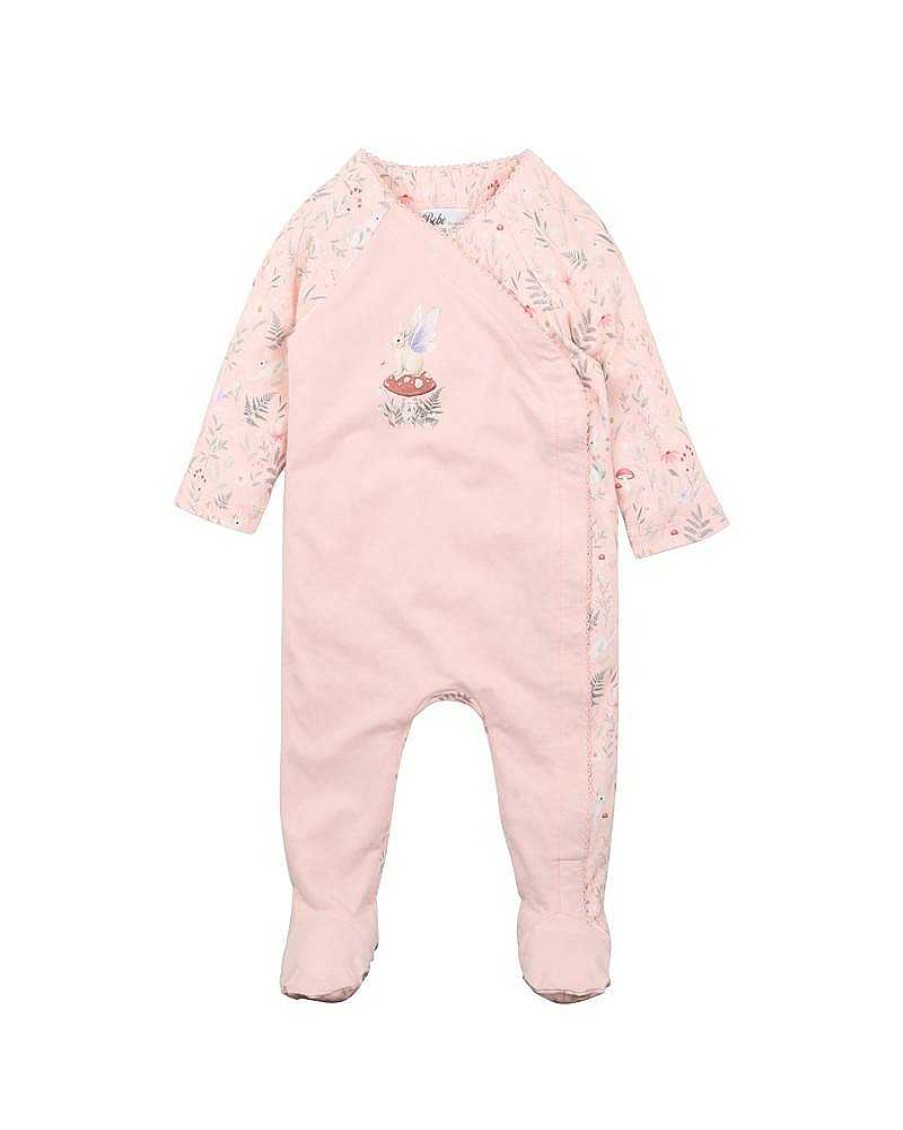 BEBE Ciara Ls Wrap Onesie