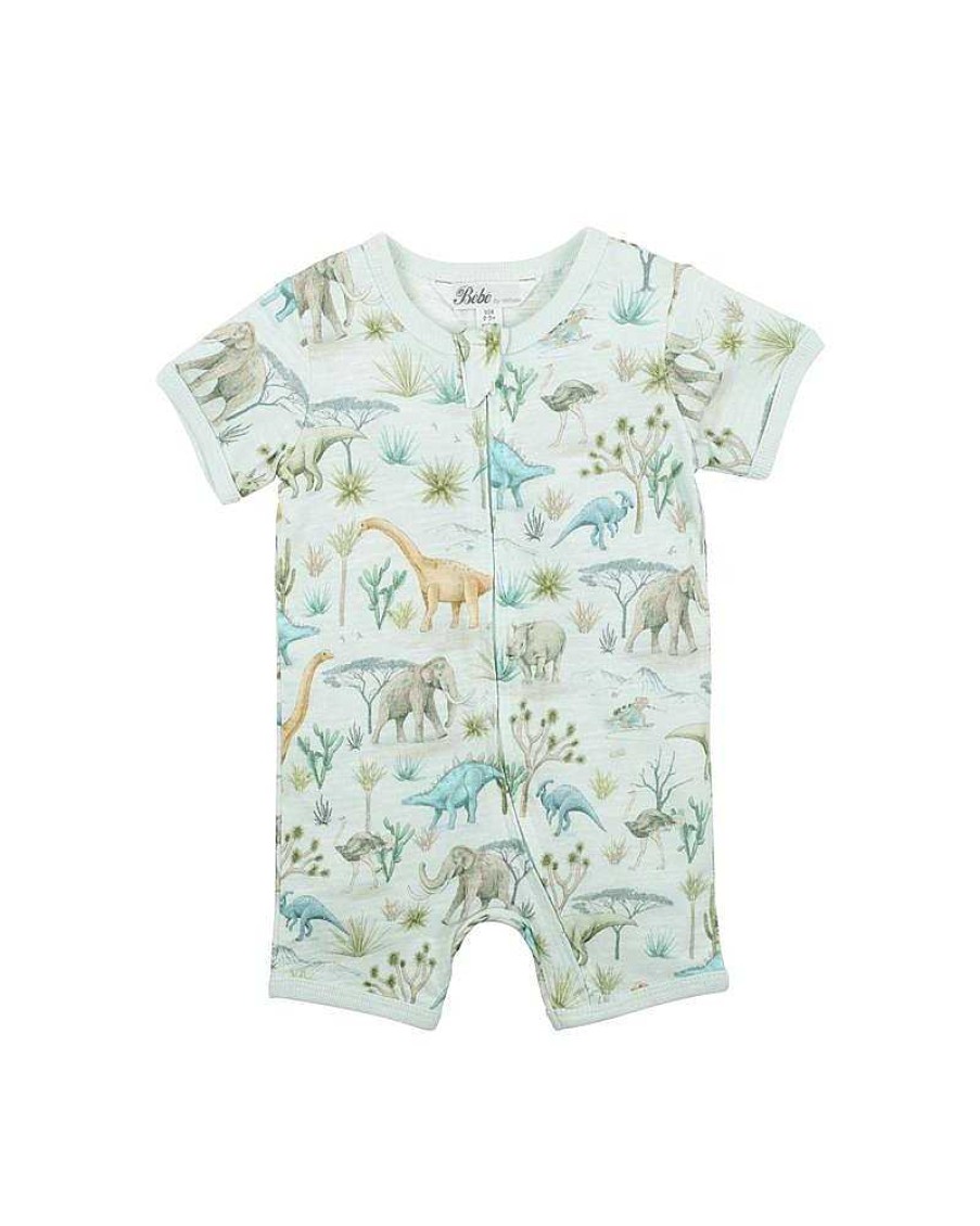 BEBE Kai Ss Zip Romper