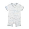 BEBE Calvin Ss Zip Romper