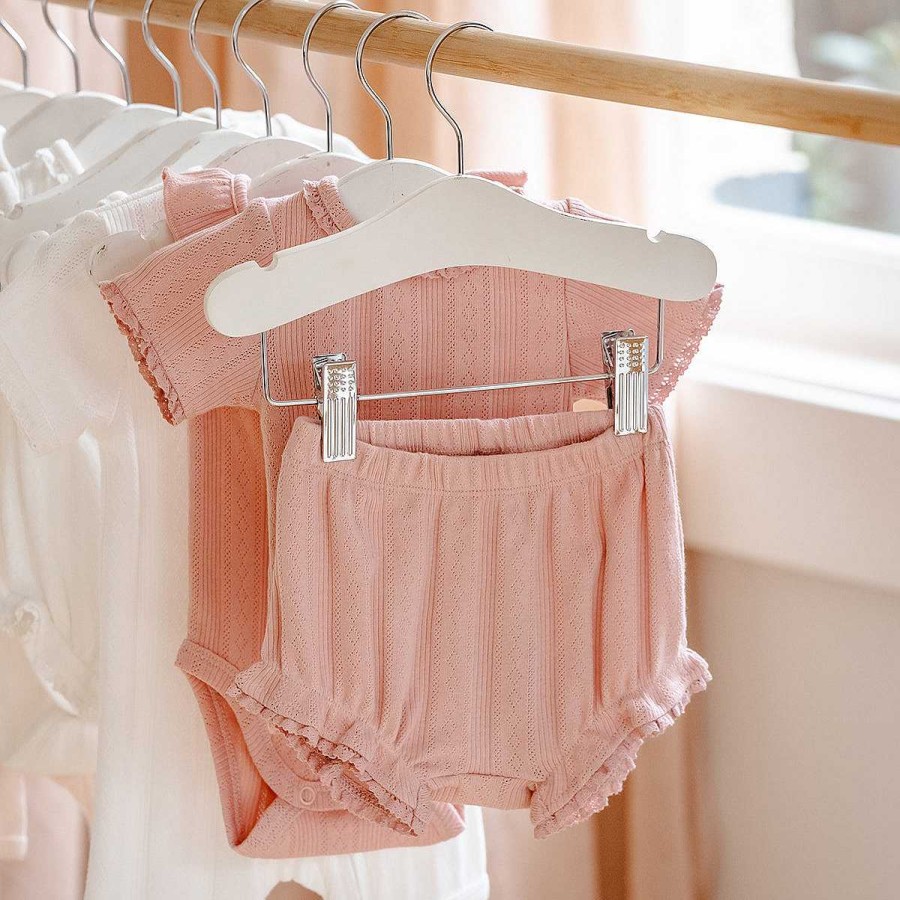 WHITE LABEL Dusky Pink Pointelle Bloomer