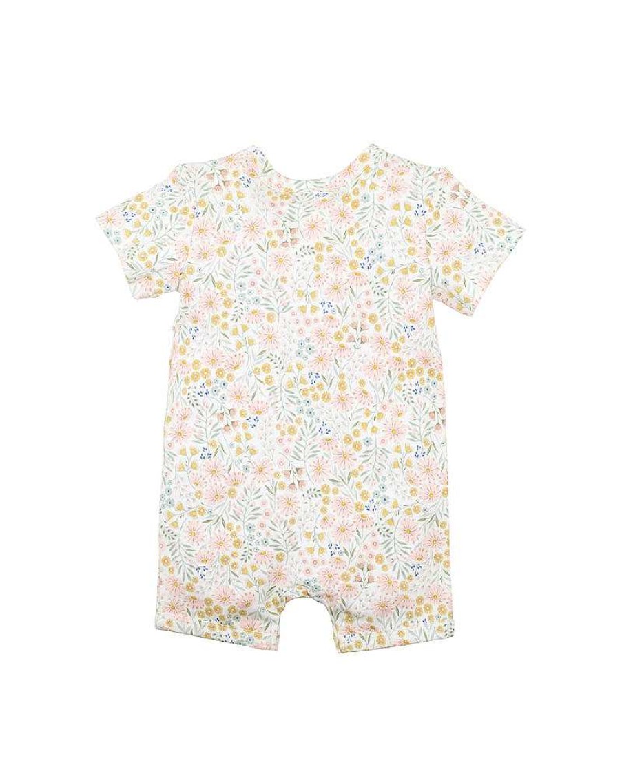 BEBE WHITE LABEL ORGANIC Sunday Organic Ss Romper