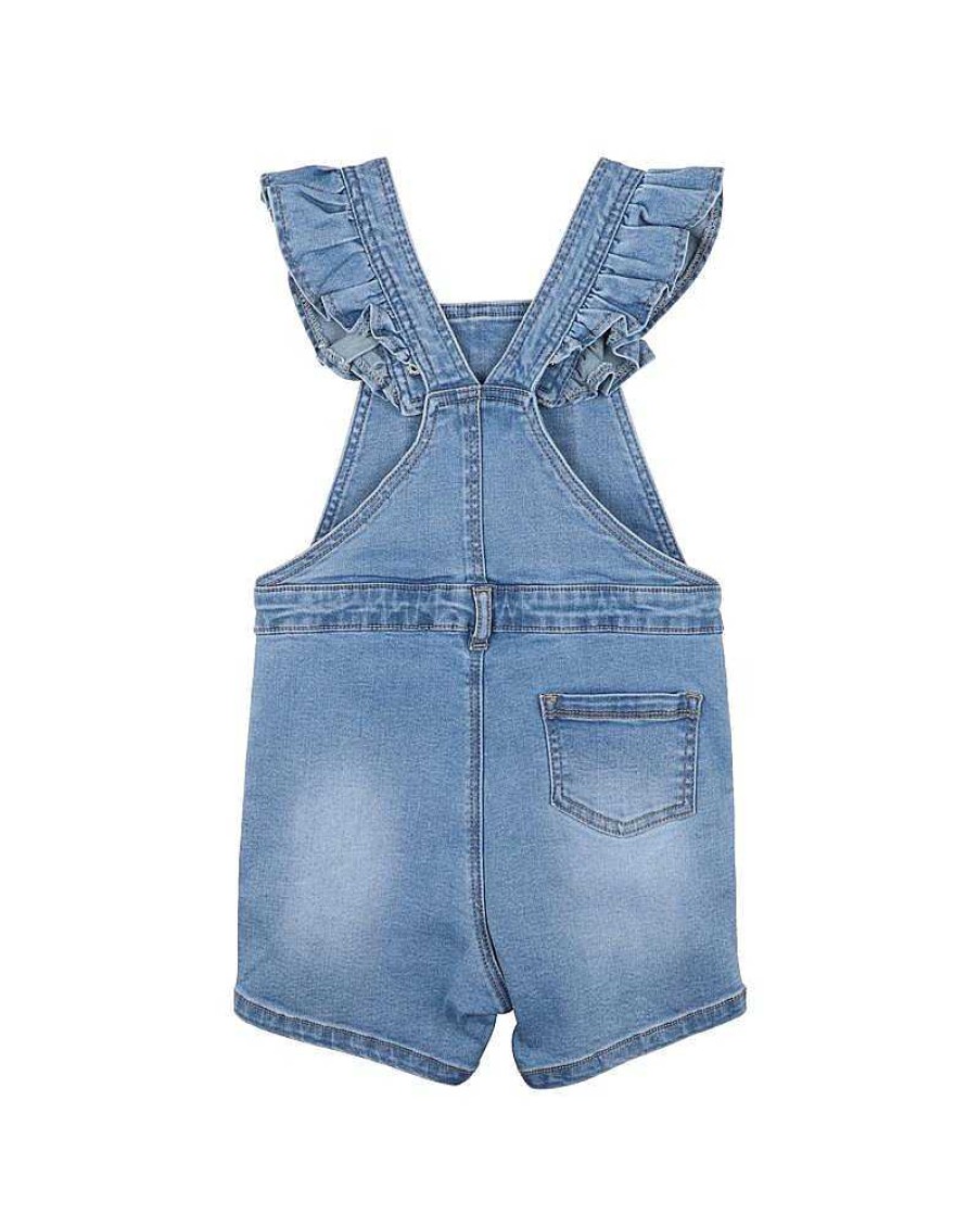 Minihaha Retro Girls Denim Overall 3-7Yrs