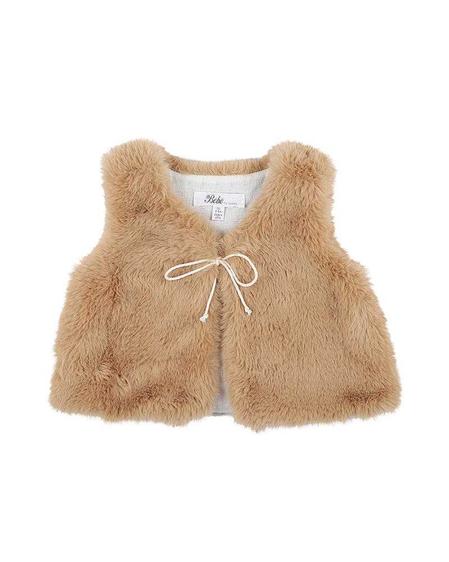 BEBE Faye Faux Fur Vest