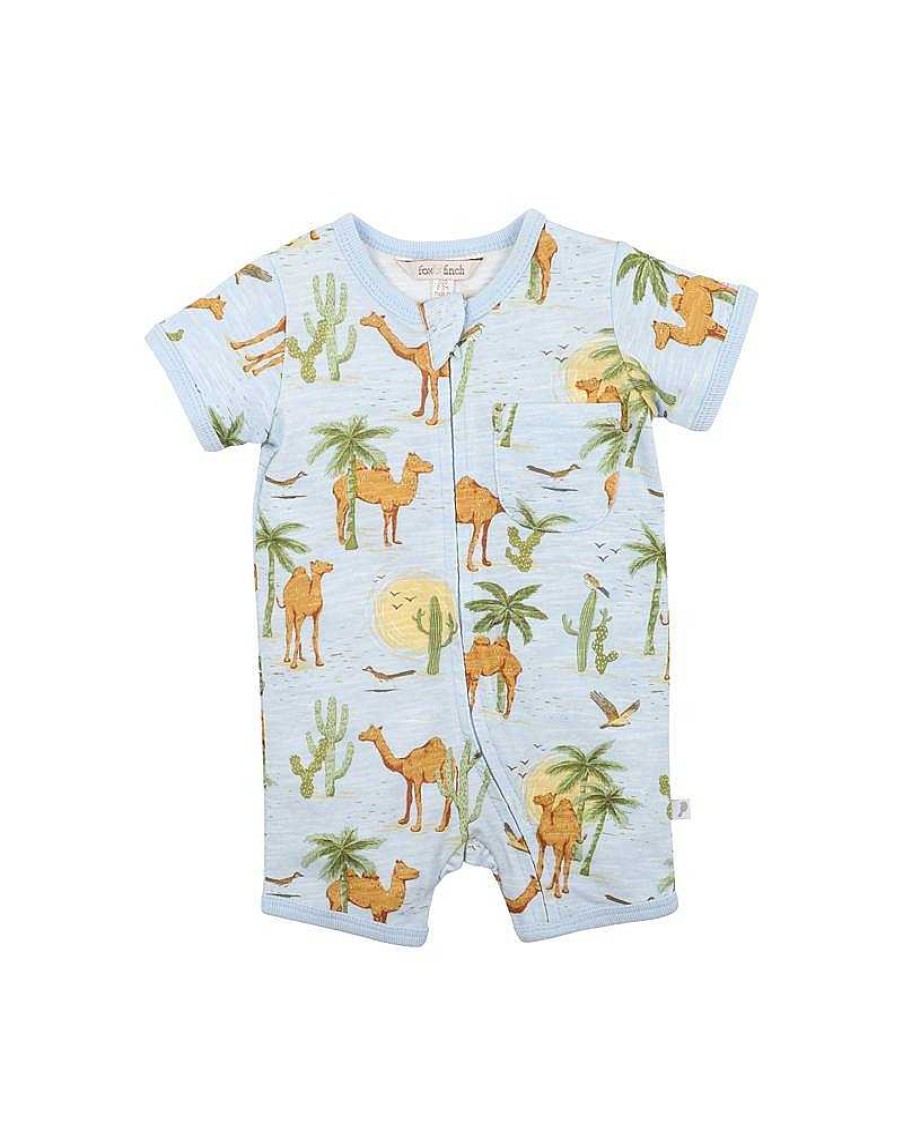 FOX & FINCH Desert Mirage Ss Zip Romper