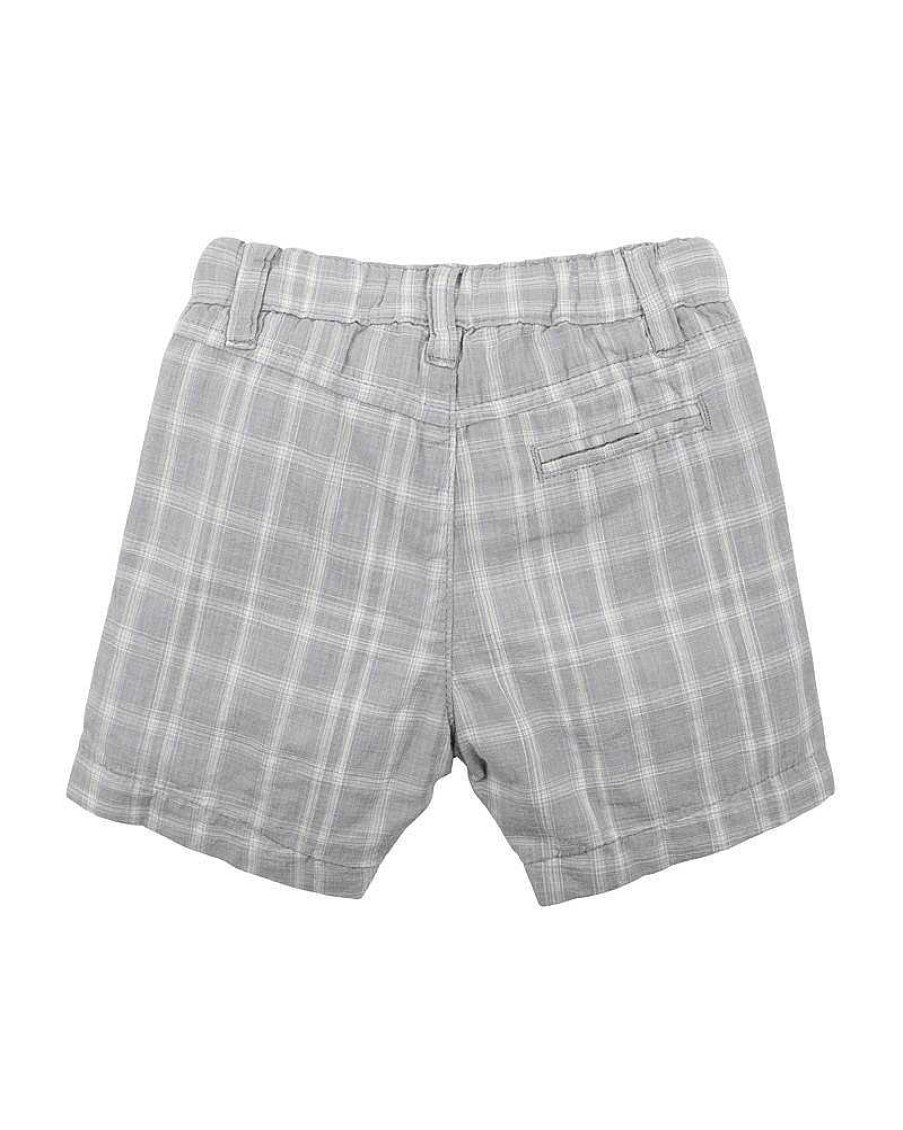 BEBE Jude Woven Check Shorts