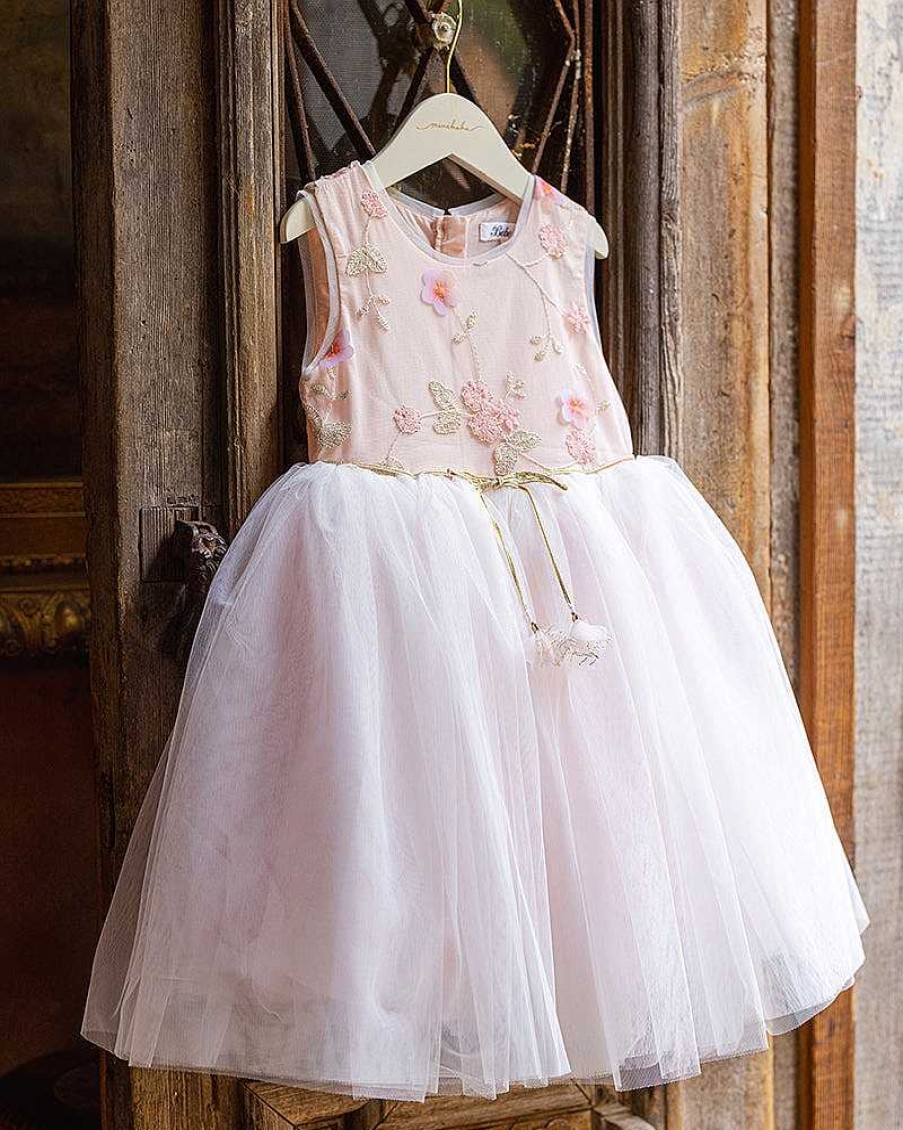 BÉBÉ Embroidered Tutu Dress 3-7Yrs