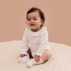 WHITE LABEL Cloud Pointelle Ls Bodysuit