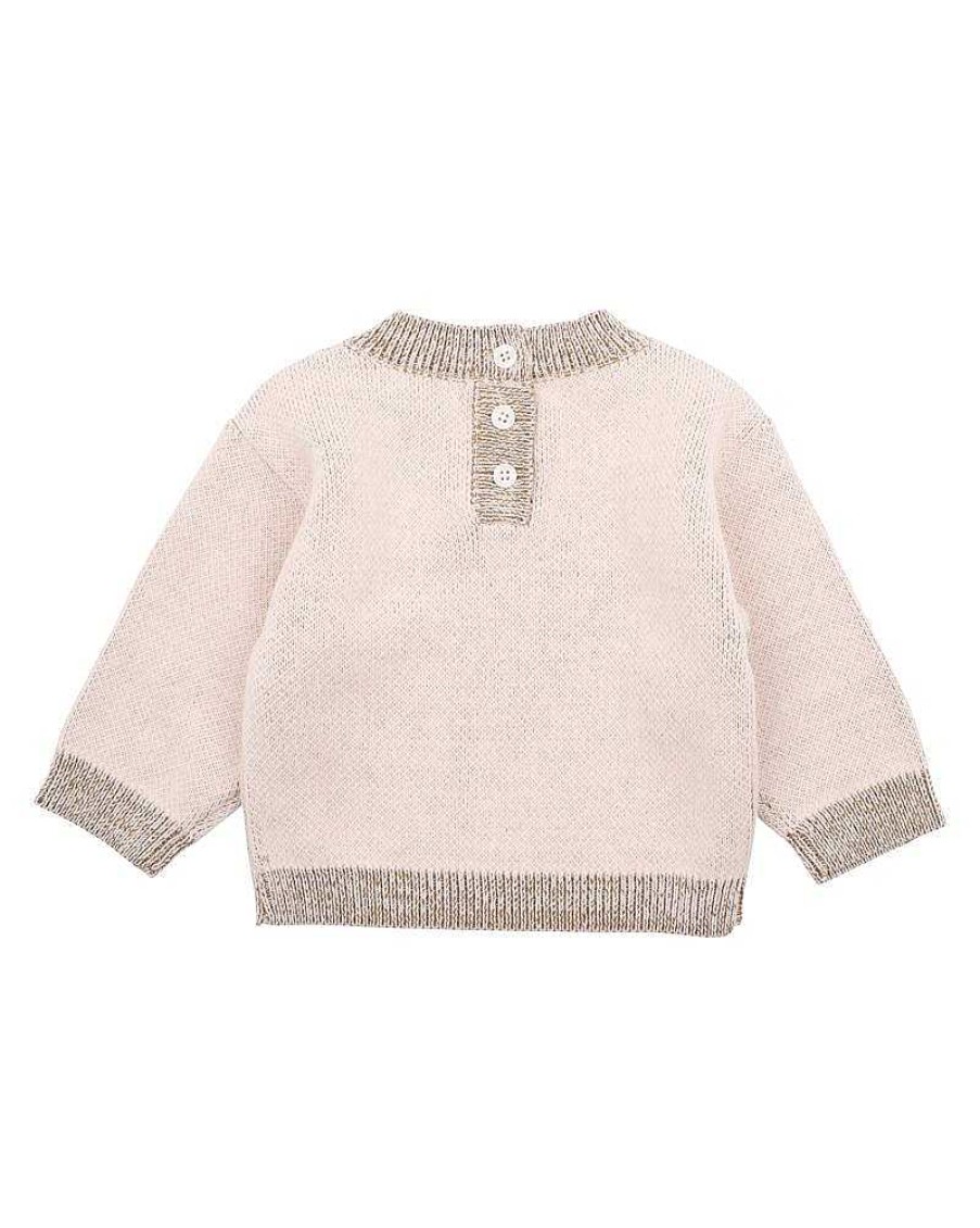 BEBE Olive Knitted Bunny Jumper