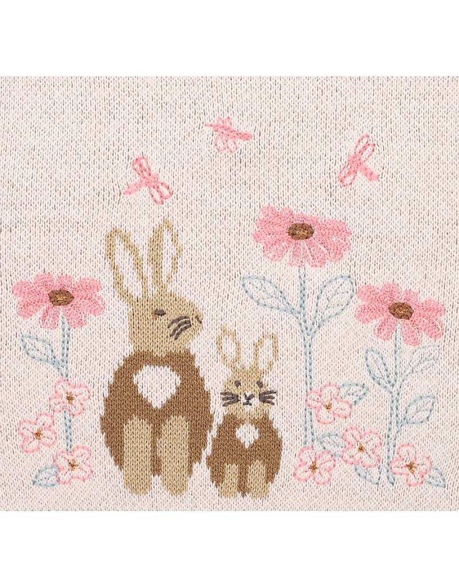 BEBE Olive Knitted Bunny Jumper