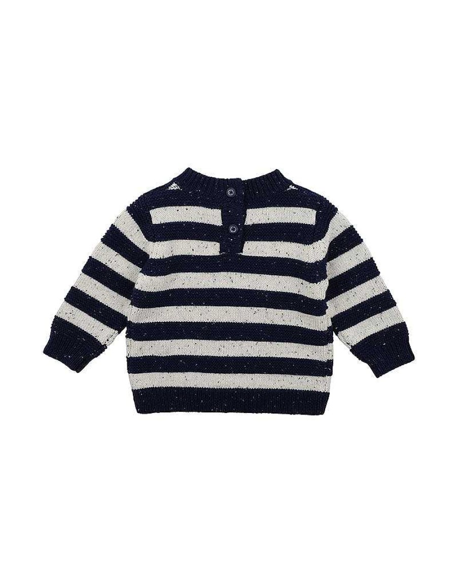 BEBE Neps Stripe Jumper